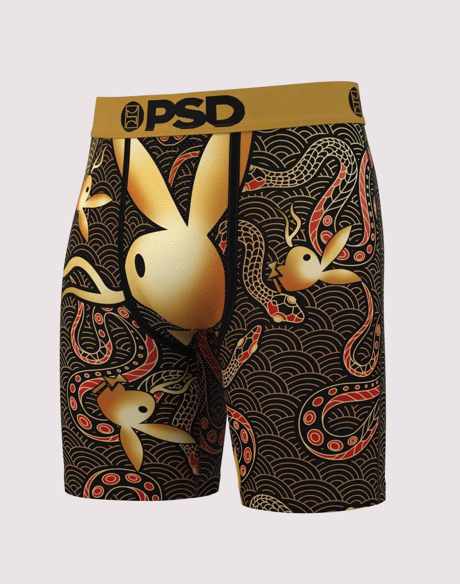 425180012 Psd Underwear Playboy Snake Boxer Briefs - Image 1