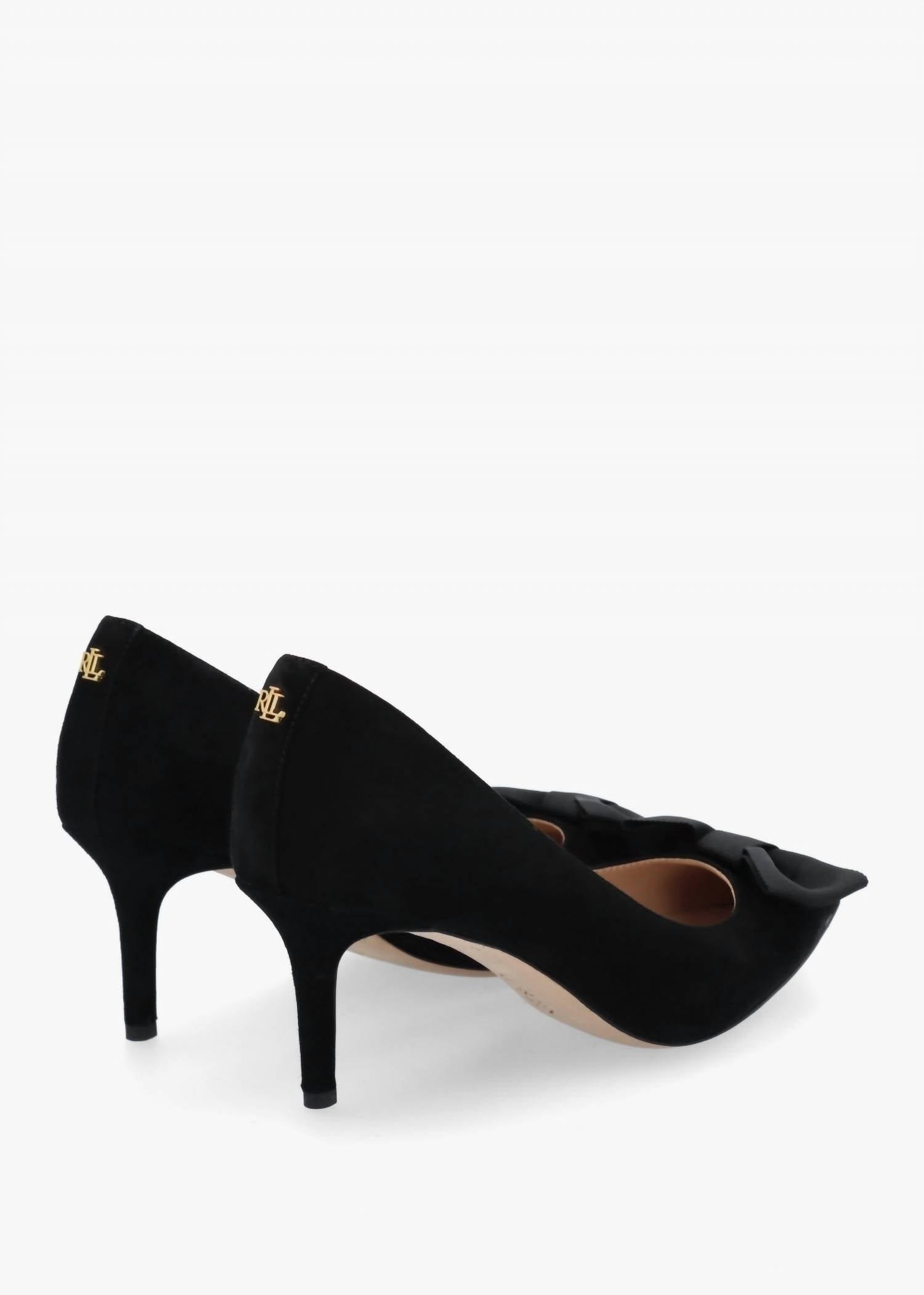 Ralph Lauren - Women's Lanette Bow-trim Suede Pumps Sandal - Image 6