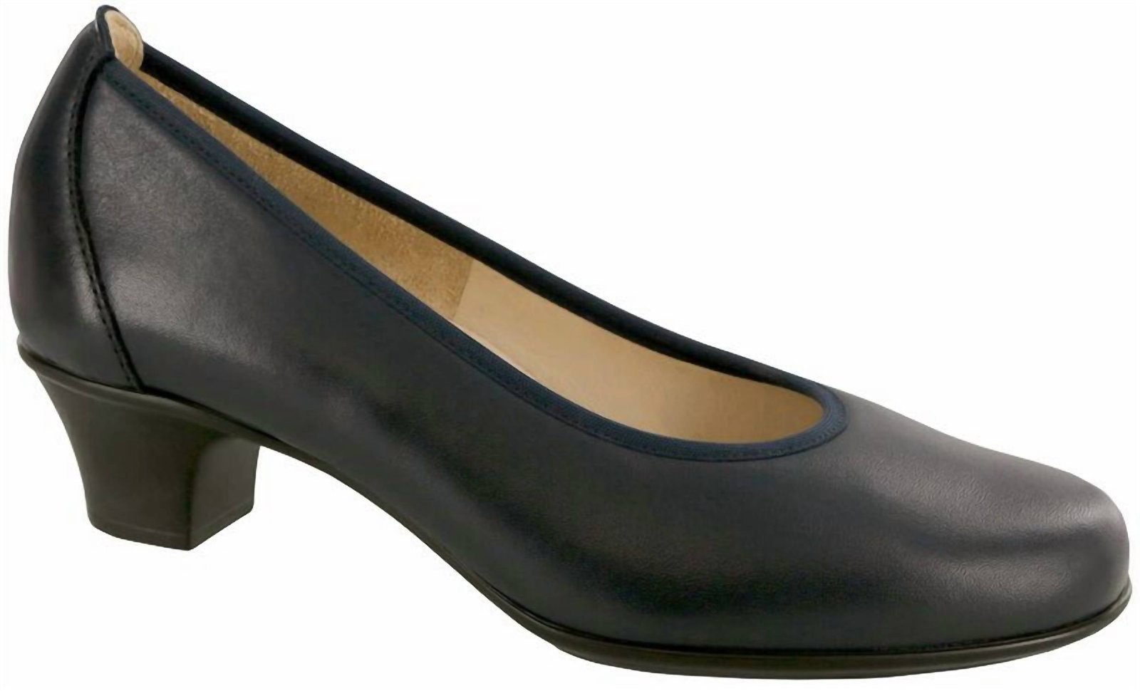 Sas - Women's Milano Navy Leather Pump Heels