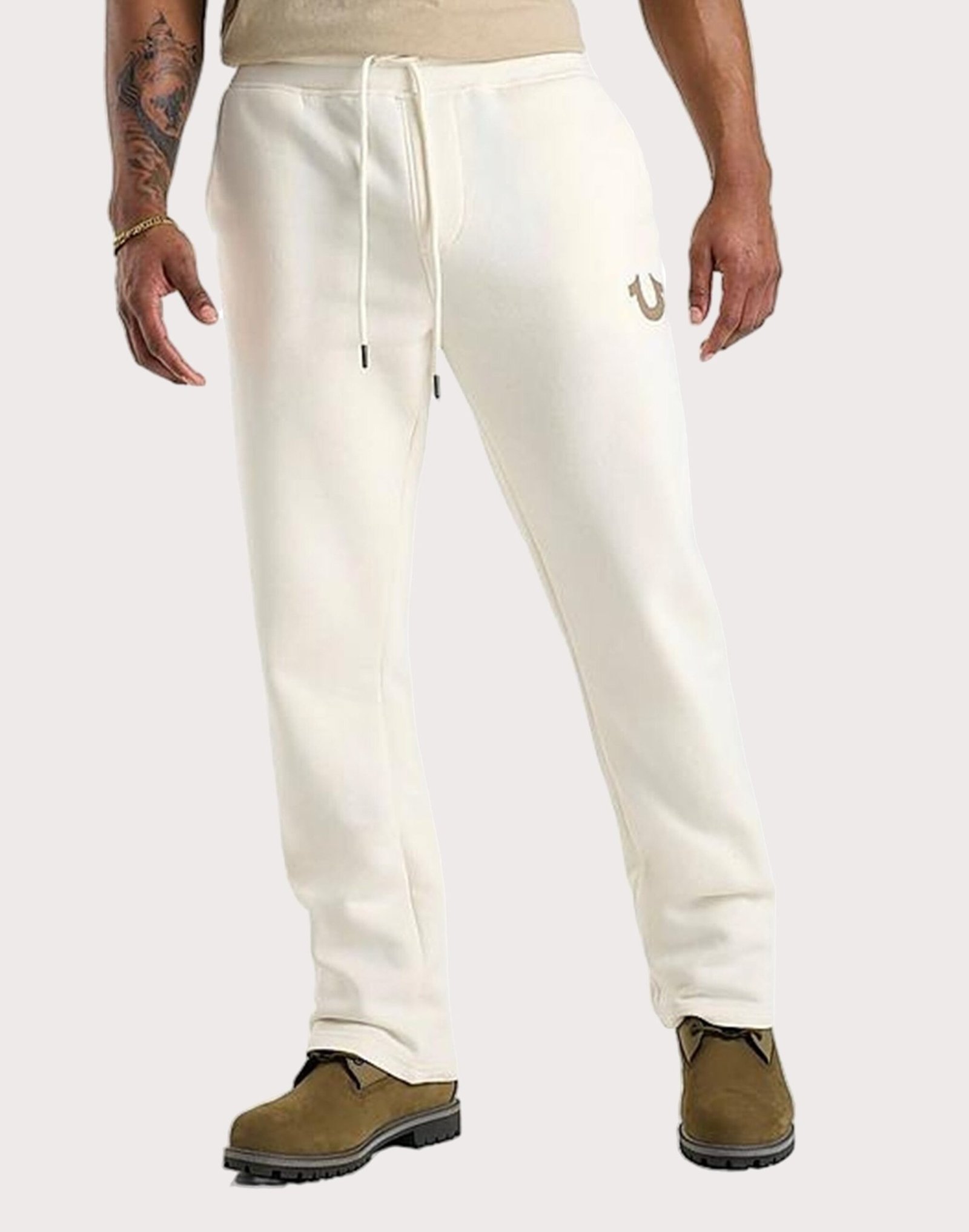 G7073_1026_main_20copy True Religion Horseshoe Logo Fleece Joggers - Image 1