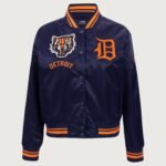 Pro Standard MLB Detroit Tigers Retro Classic Rib Satin Jacket