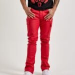 WAIMEA Stacked Coated Cargo Pants