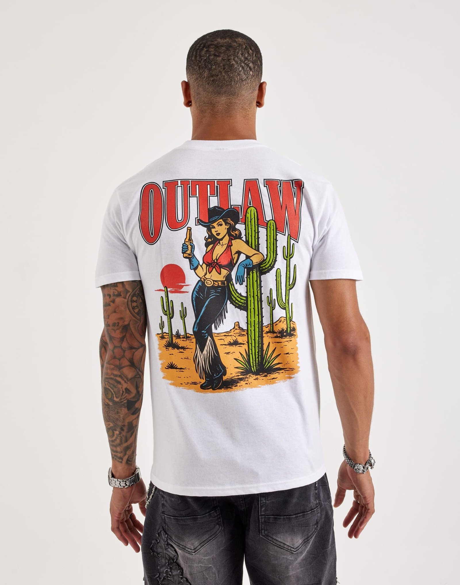 bmg_5B57061-WHT_m-077 BMG The Outlaw Tee - Image 1