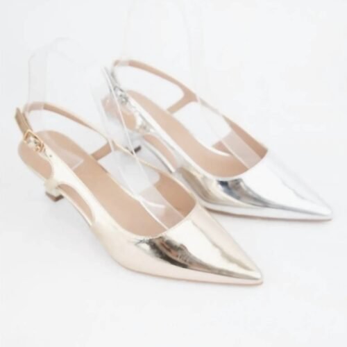 Ccocci - Women's Bell Pointed Toe Kitten Heel Pumps