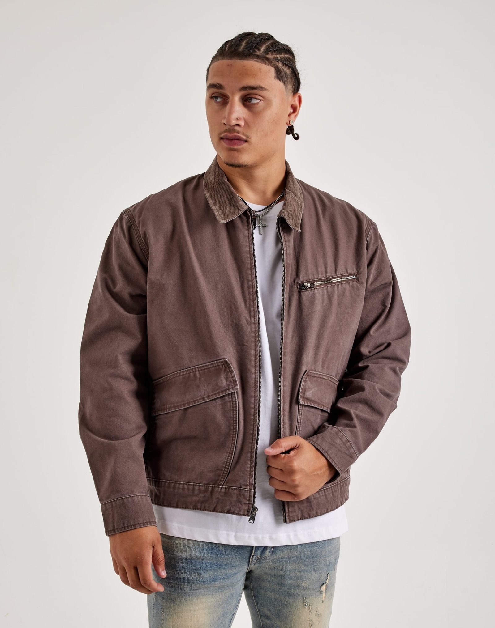 timberland_TBOA5TGF_20243_M-135 Timberland Strafford Washed Canvas Jacket - Image 1