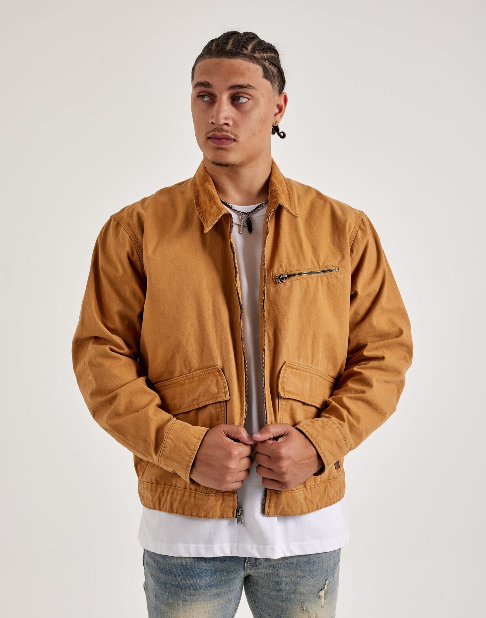 timberland_TBOA5TGF_20P47_M-130 Timberland Strafford Washed Canvas Jacket - Image 1